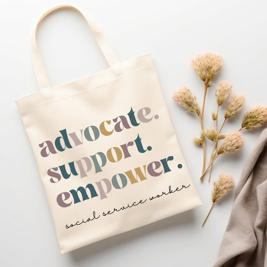 Advocate Support Empower Social Service Worker