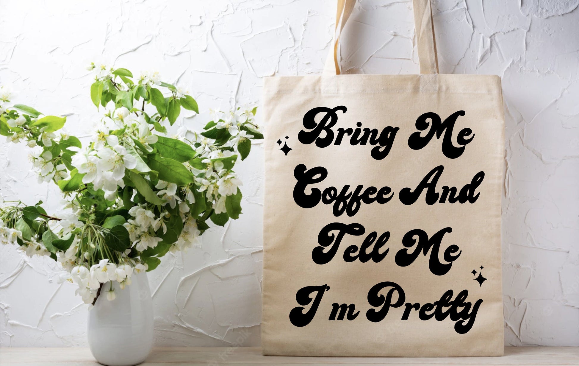 Bring Me Coffee Tote bag