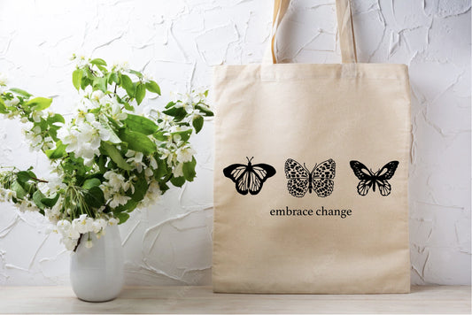 Embrace Change Mental Health Tote bag