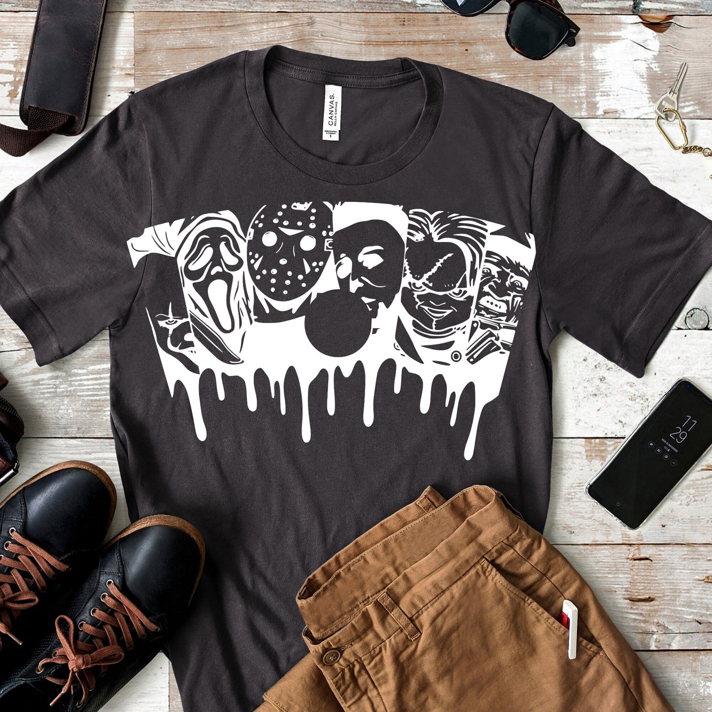 Halloween Drippy Friends Tee