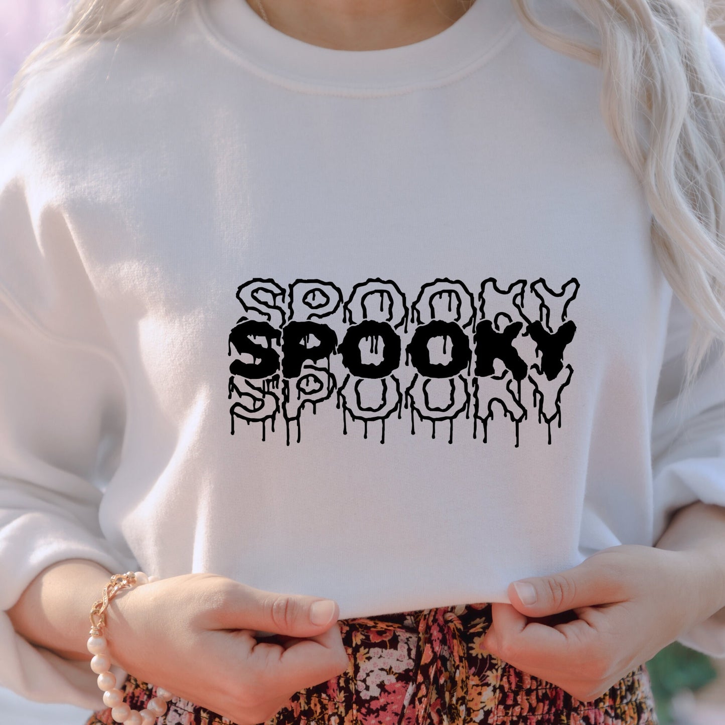 Spooky Spooky Spooky Crewneck | Halloween Crewneck | Halloween Party | Halloween | Spooky Season