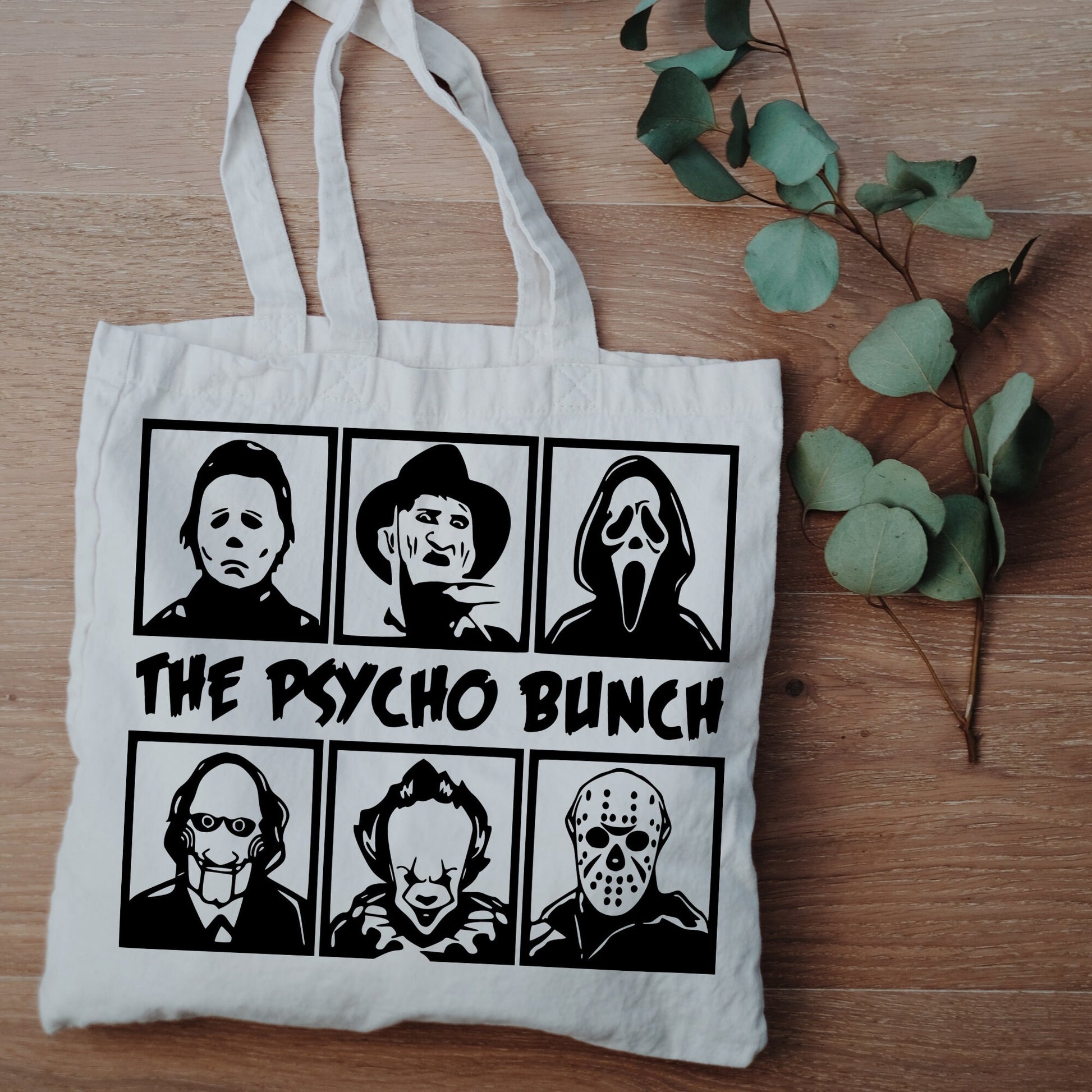 The Psycho Bunch Tote Bag