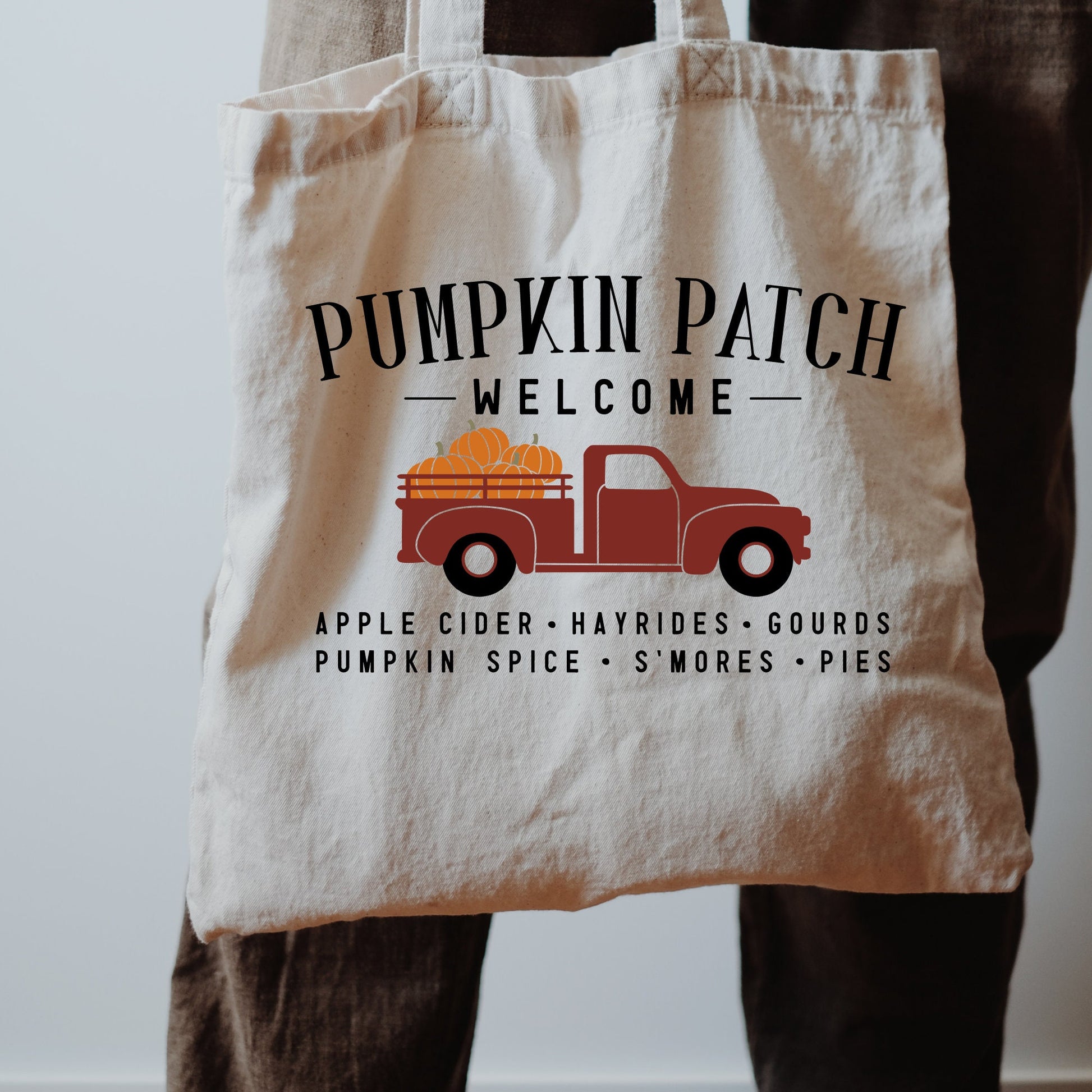 Welcome to the Pumpkin Patch Tote bag