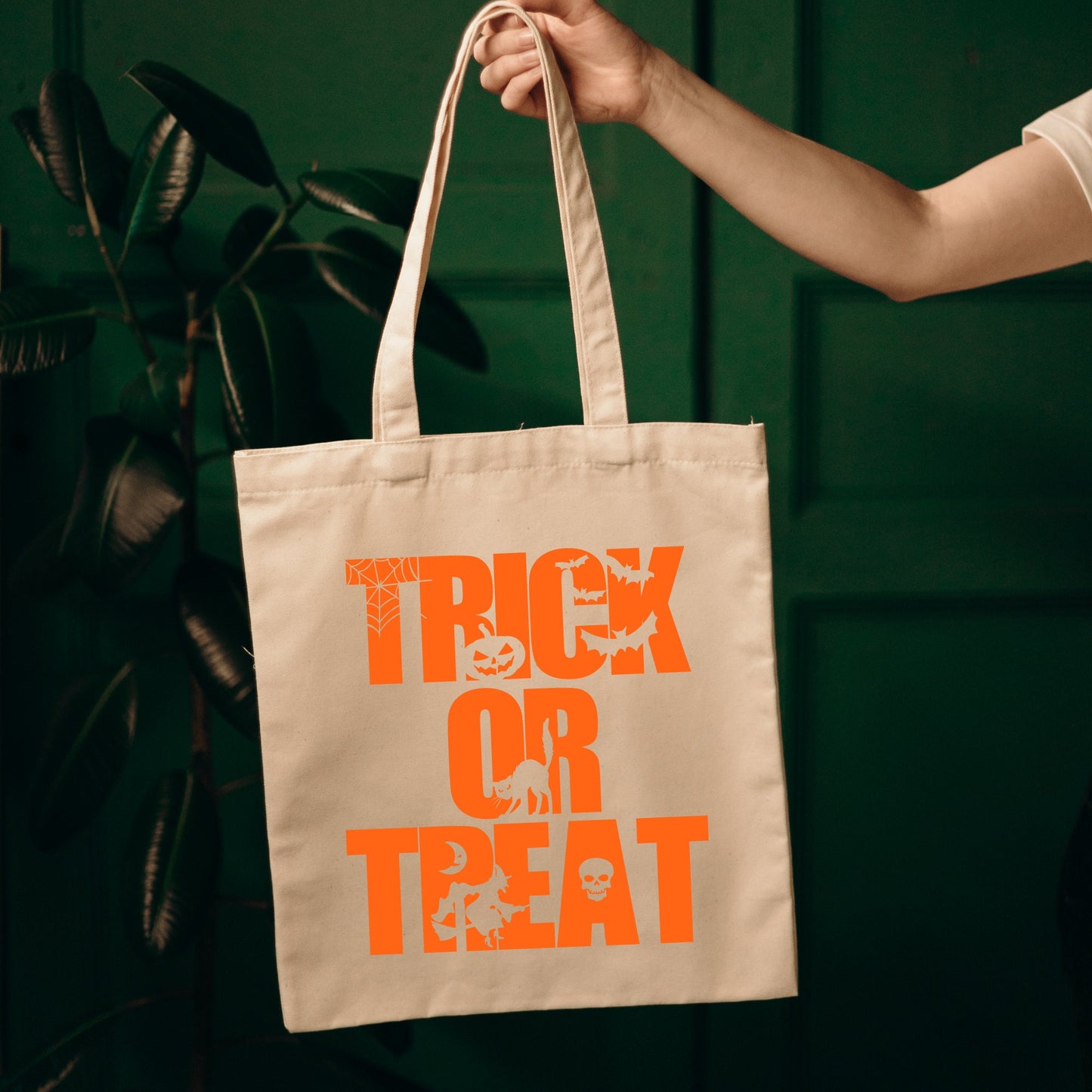 Trick or Treat Kids Halloween tote Bag