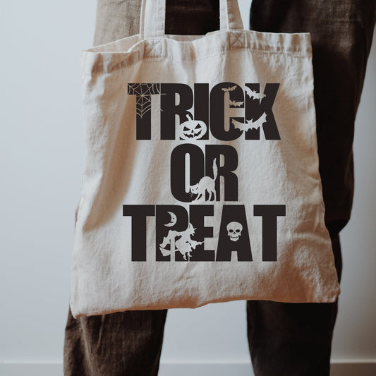 Trick or Treat Kids Halloween tote Bag