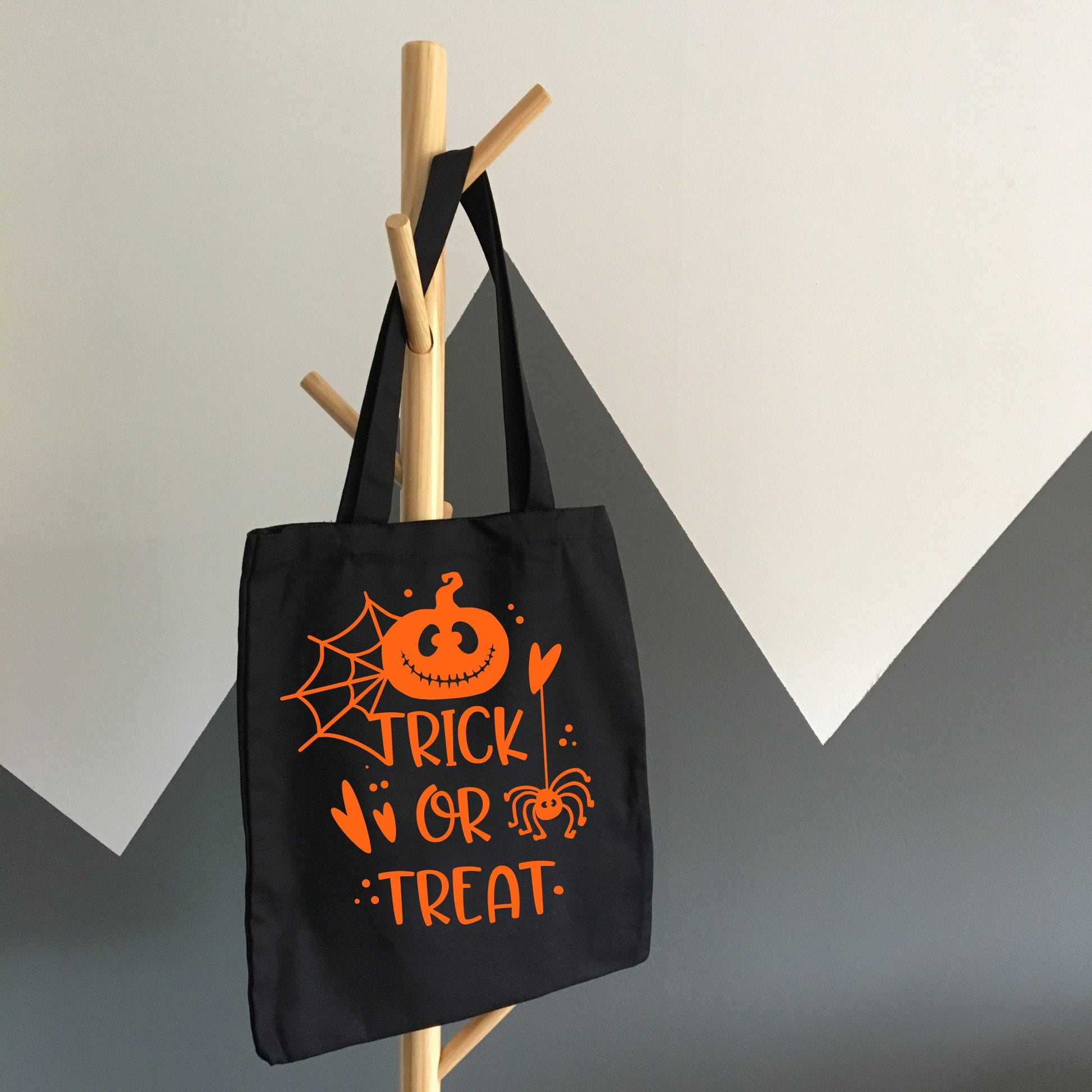 Spider Trick or treat Kids Halloween tote Bag