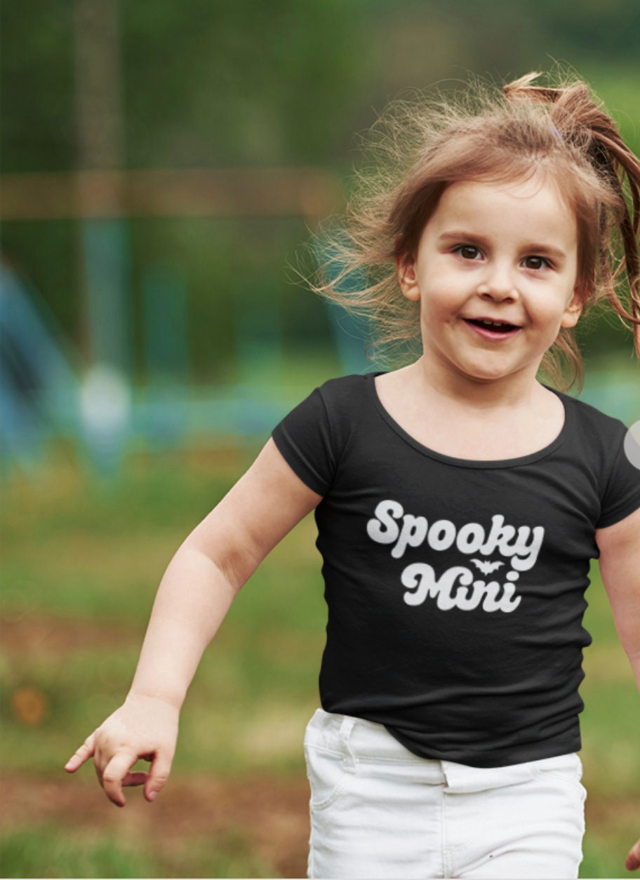 Spooky Mini Tshirt | Halloween Tshirt | Kids Halloween Tshirt | Kids Tshirt | Mommy and me | Matching Halloween Tshirt | Kids Halloween