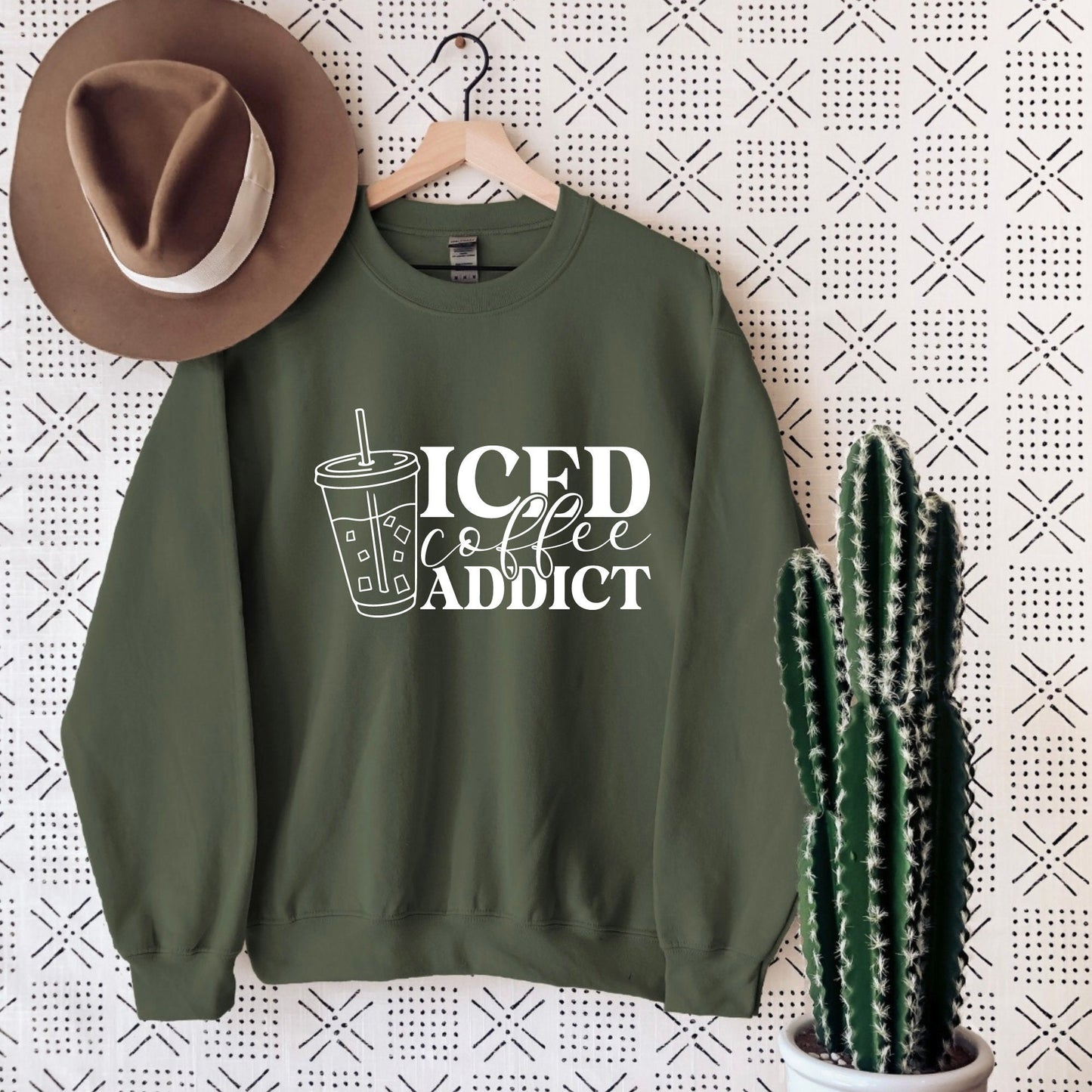 Iced Coffee Addict Crewneck