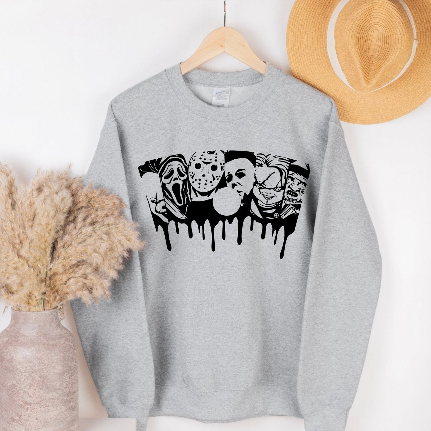 Halloween Drippy Friends Crewneck