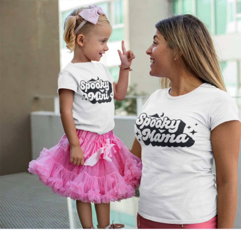 Spooky Mini Tshirt | Halloween Tshirt | Kids Halloween Tshirt | Kids Tshirt | Mommy and me | Matching Halloween Tshirt | Kids Halloween