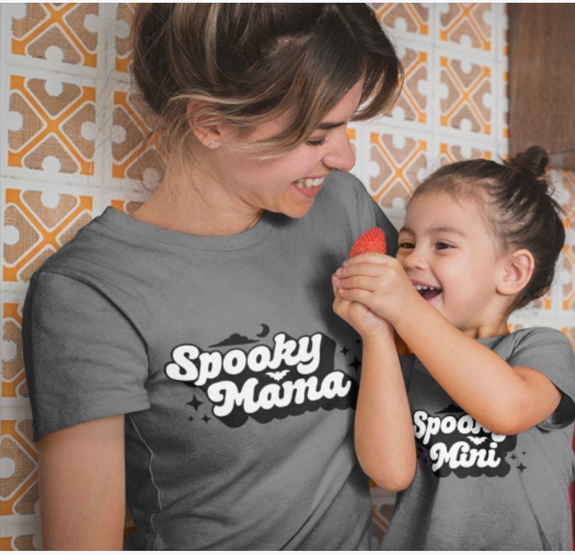 Spooky Mini Tshirt | Halloween Tshirt | Kids Halloween Tshirt | Kids Tshirt | Mommy and me | Matching Halloween Tshirt | Kids Halloween