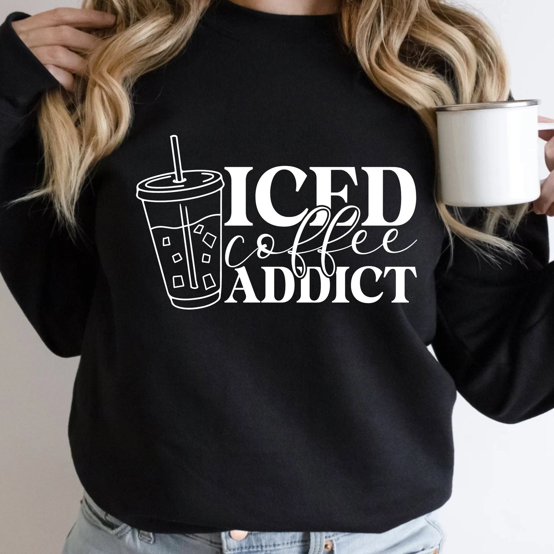 Iced Coffee Addict Crewneck