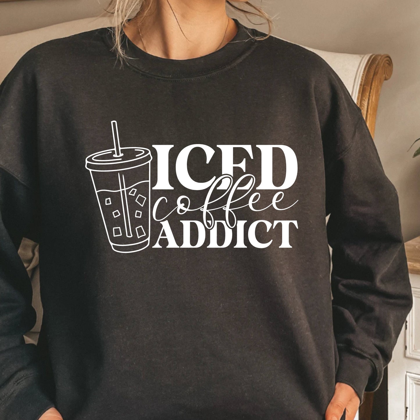 Iced Coffee Addict Crewneck