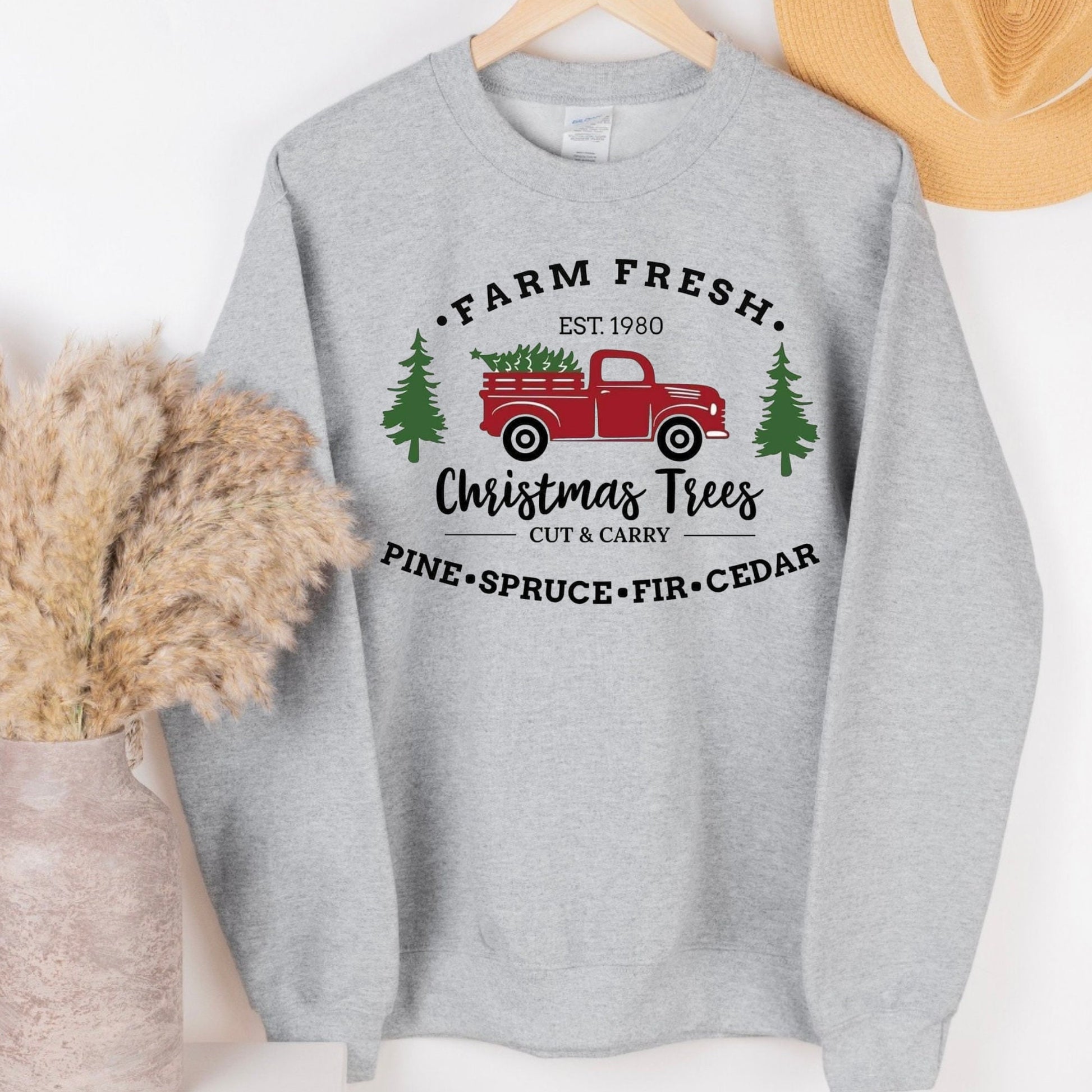 Farm Fresh Christmas Trees Crewneck