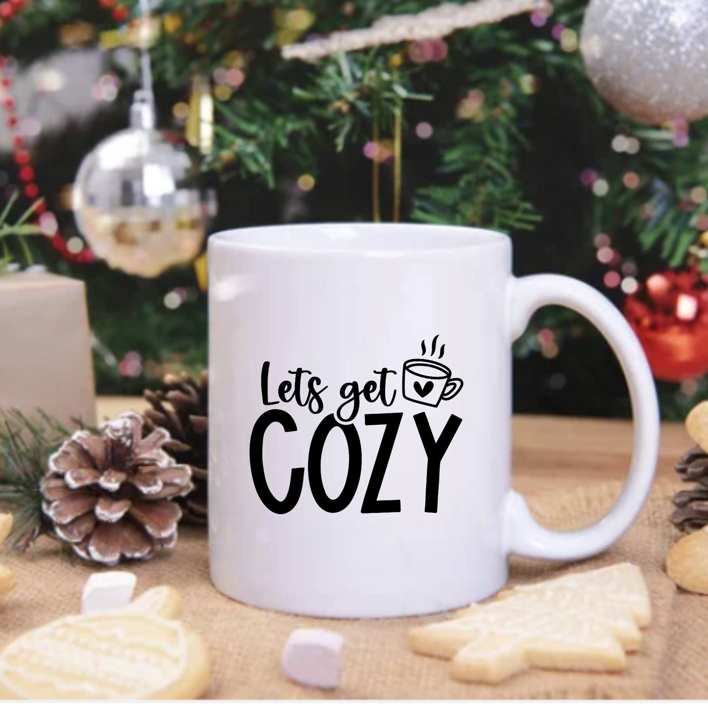 Lets get cozy Christmas Mug