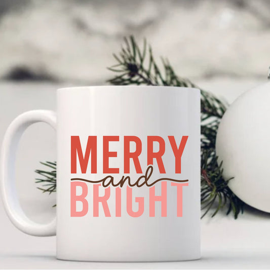 Merry & Bright Christmas Christmas Mug