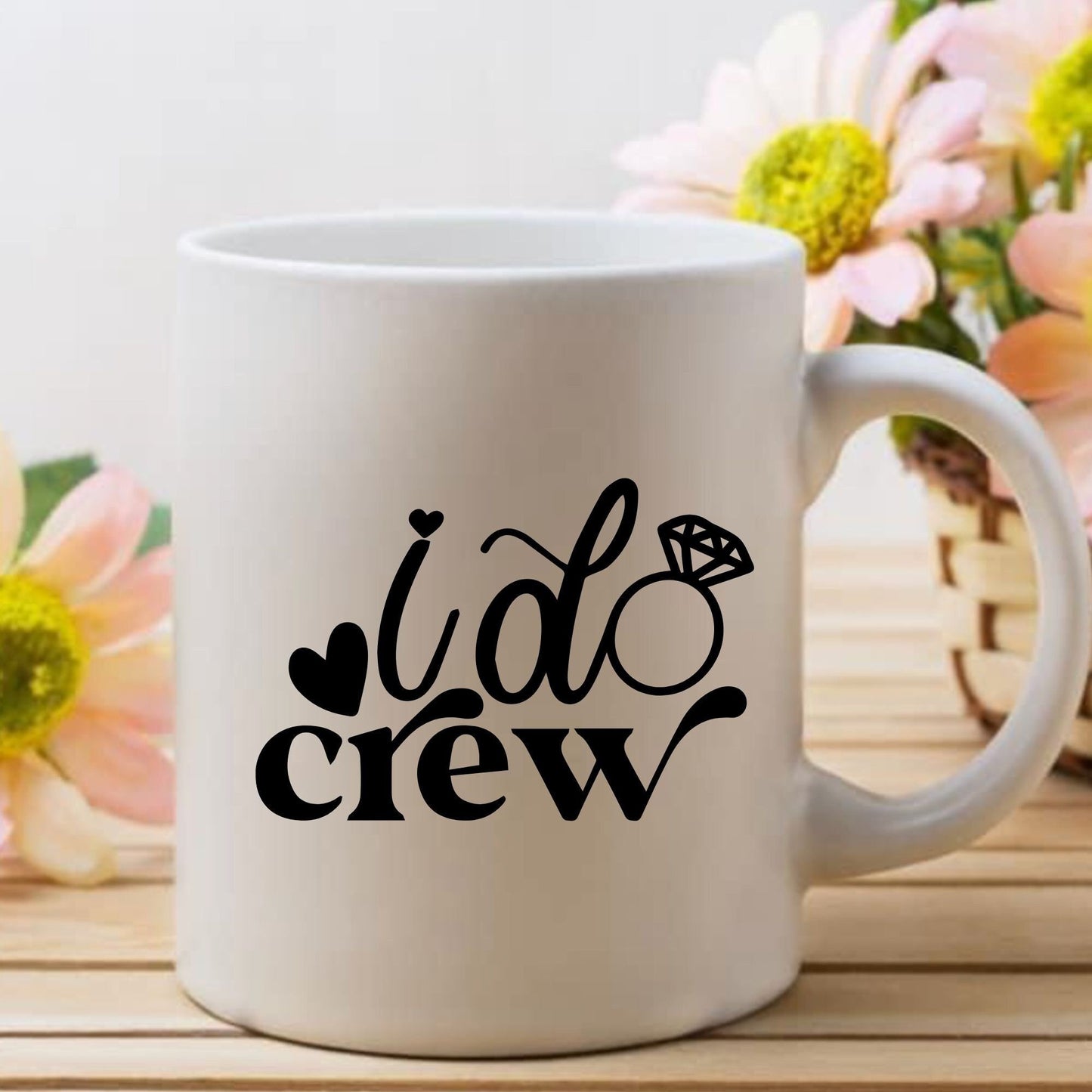 Bridal Party Gifts | I Do Crew | Personalized Bridal Mug | Personalized Mug | Bachelorette Mug | Bachelorette Party Mug | Bridesmaid gifts