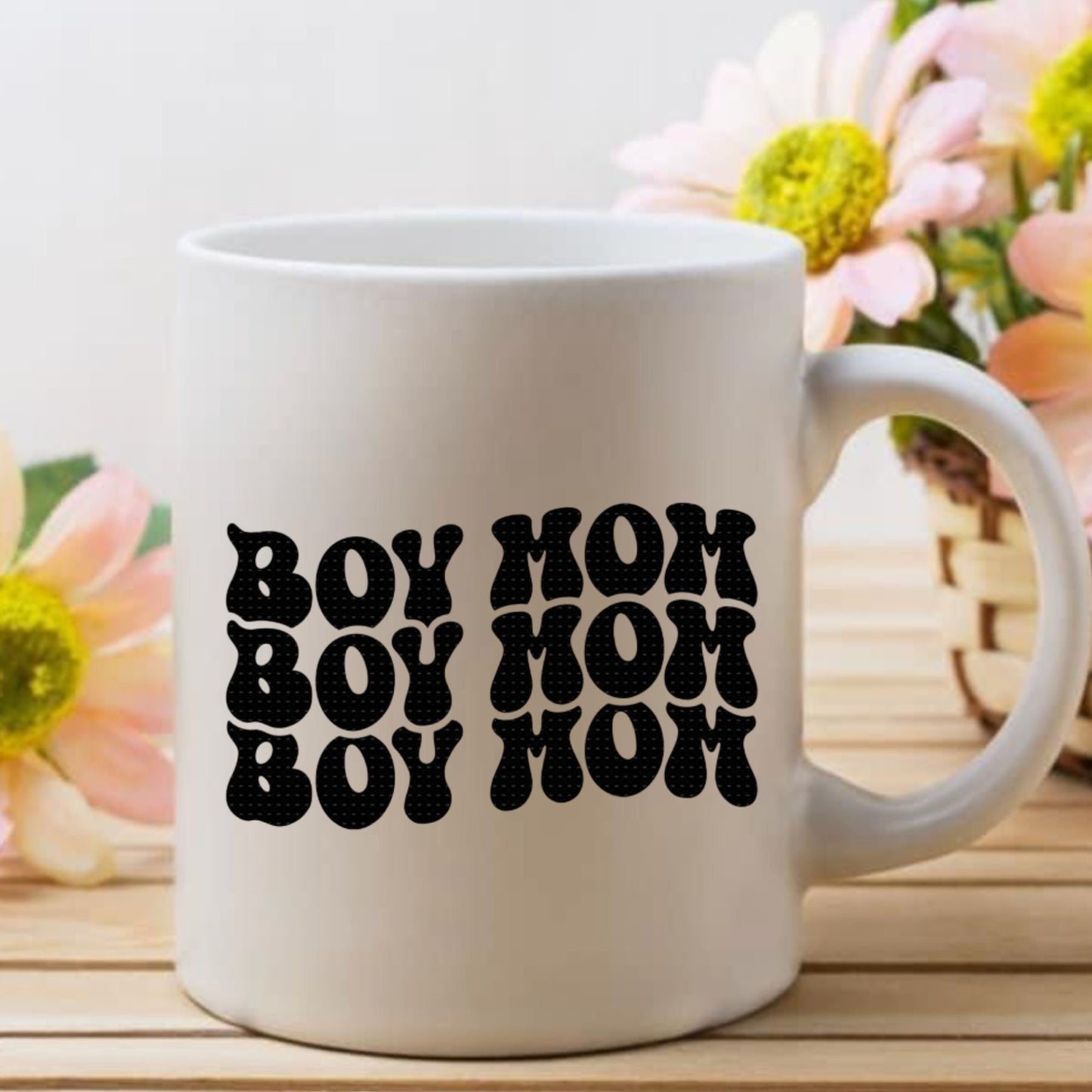 Boy Mom Ceramic Mug