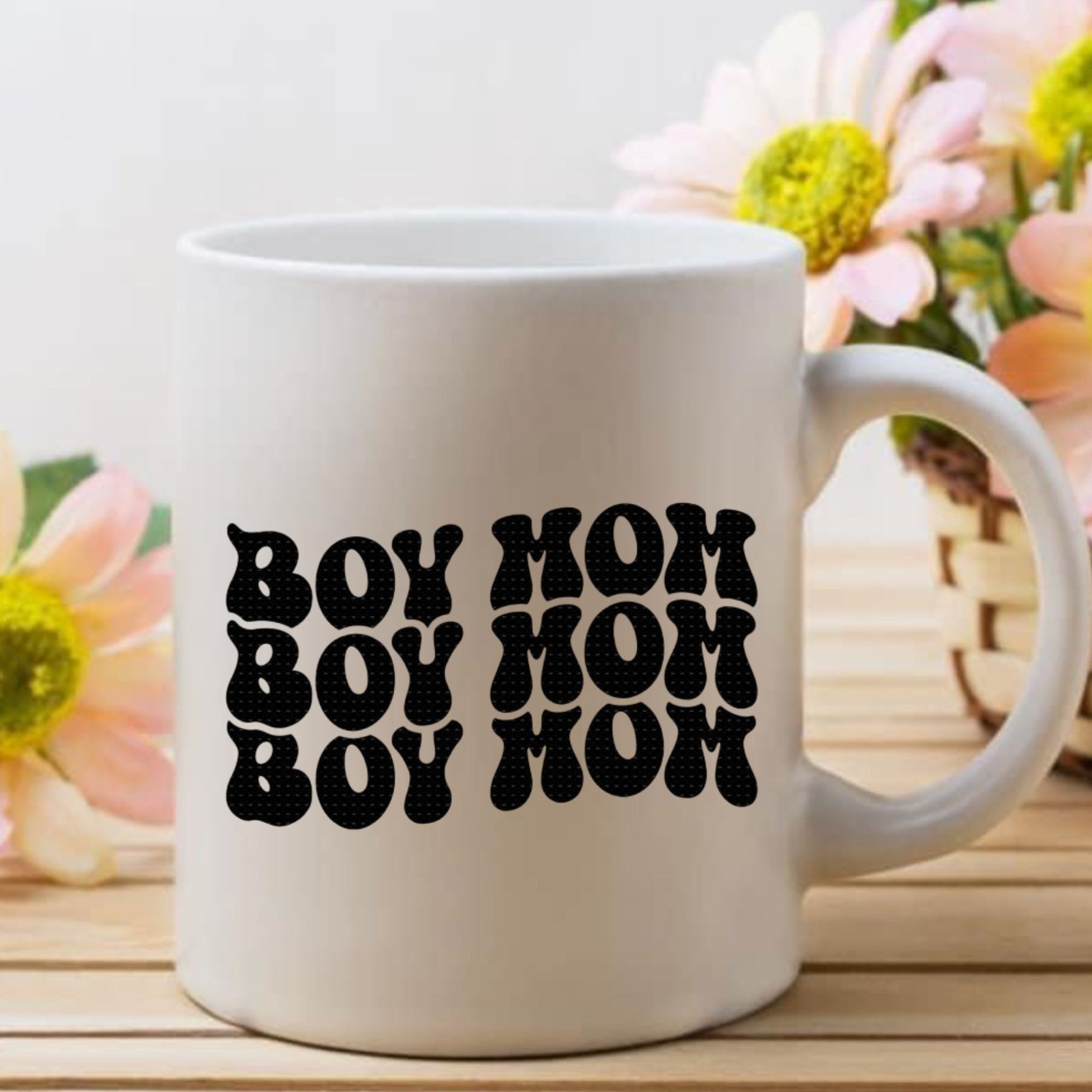 Boy Mom Ceramic Mug