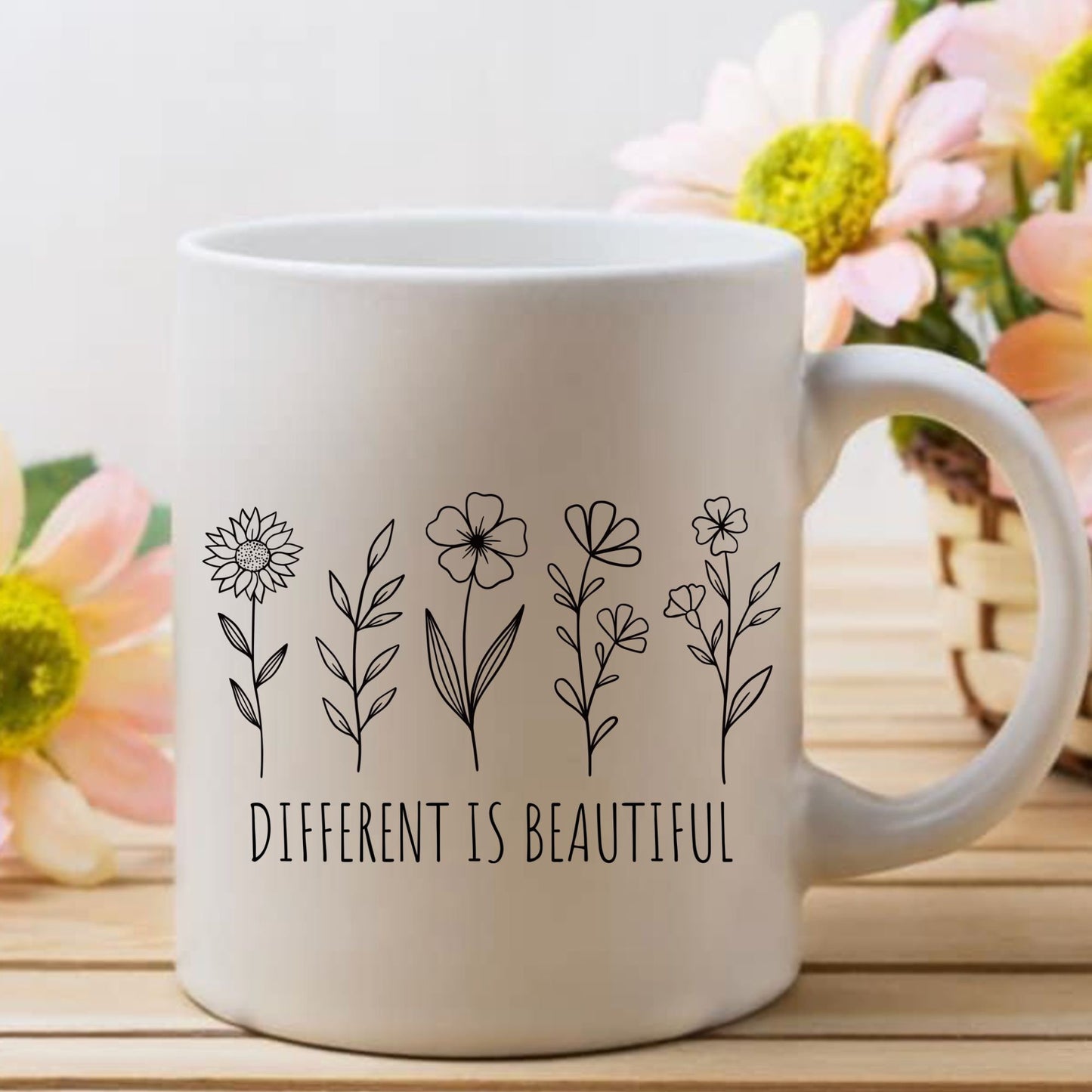 Different is beautiful Ceramic Mug